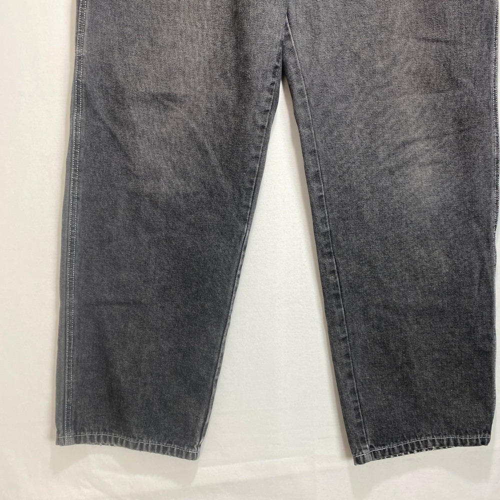 Webs Original Gray Jeans Mens sz 40x30  Black Denim Carpenter Pants - Picture 8 of 13
